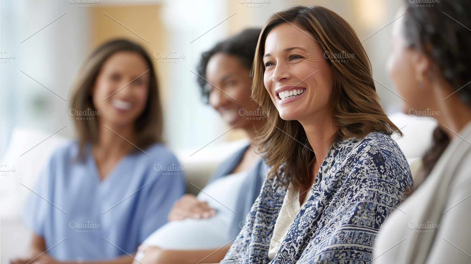 Smiling diverse group of women, a Person Photo by MistyDay