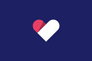 Lovely logo icon template, a Branding & Logo Template by Dyn Studio (Thumbnail 1 of 2)