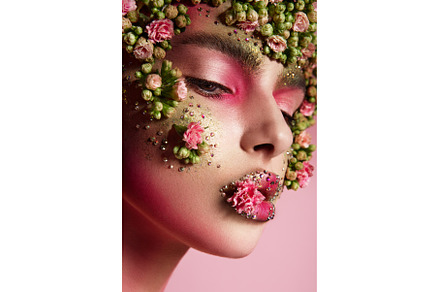 Beautiful romantic young woman with, a Beauty & Fashion Photo by korabkova