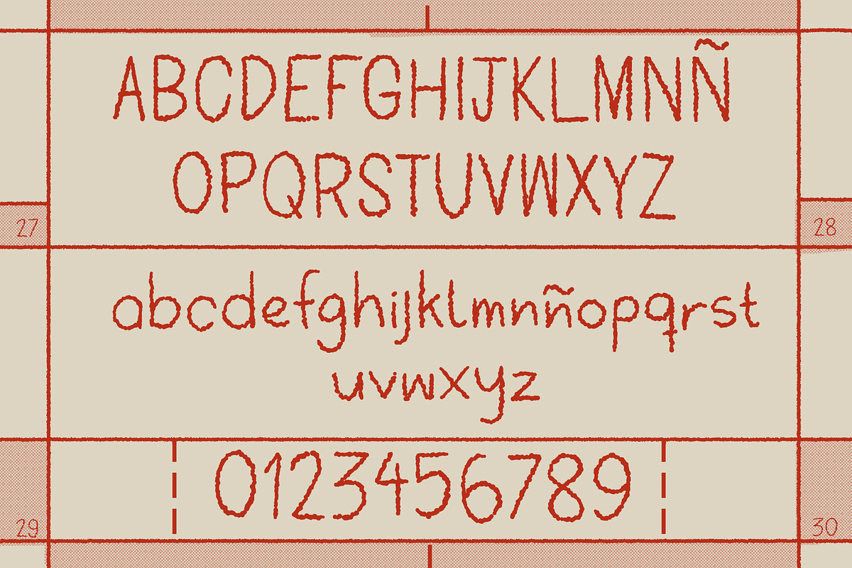 Dotted, a Font by Headquarters (Photo 4 of 5)