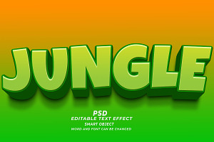 PSD Jungle Editable Text Effect