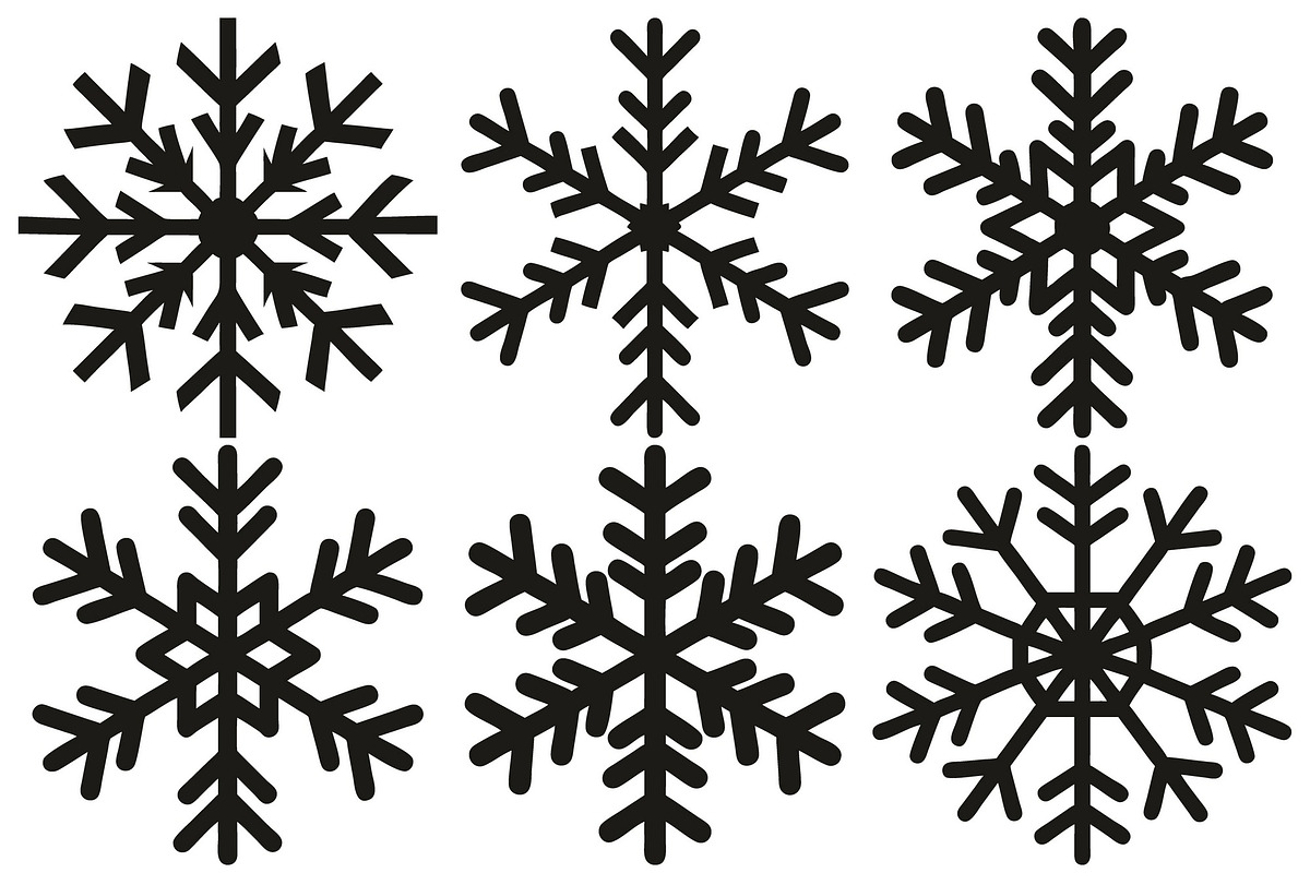 Snowflakes in a digital vectors, an Object Graphic by Billah Hub