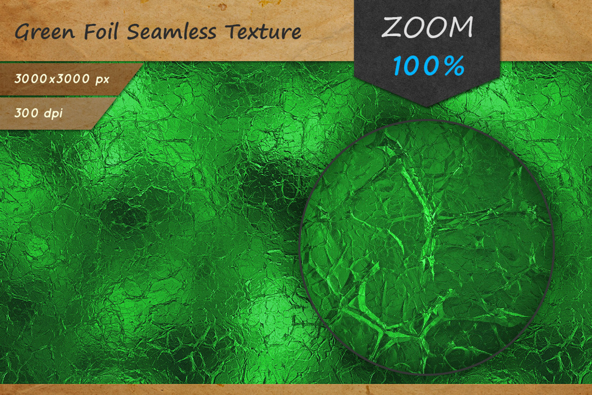 Green Foil Tileable HD Texture, a Texture Graphic by Marabu Textures Store