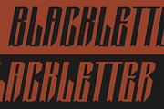 Remmaq Blackletter Display Font, a Blackletter Font by Maulana Creative (Thumbnail 3 of 7)