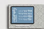 Calligraphy Brush Pack for Procreate, a Brush Add-On by cathconofolio (Thumbnail 2 of 5)