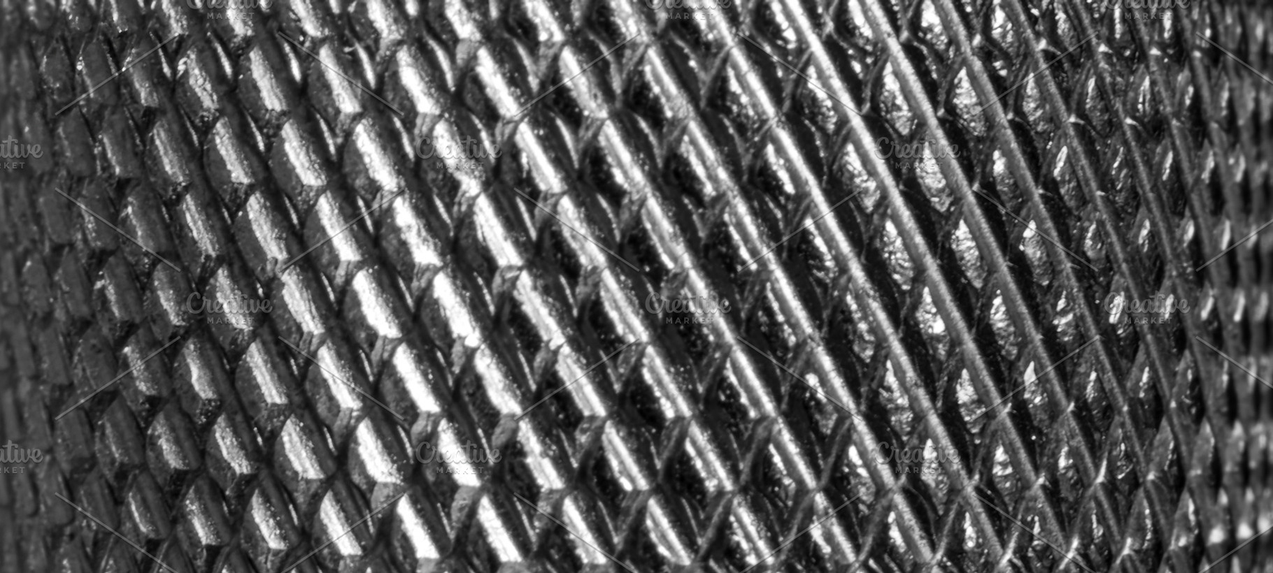 Metal texture with diamond pattern. Abstract background of steel, an Abstract Photo by Eugene_Photo