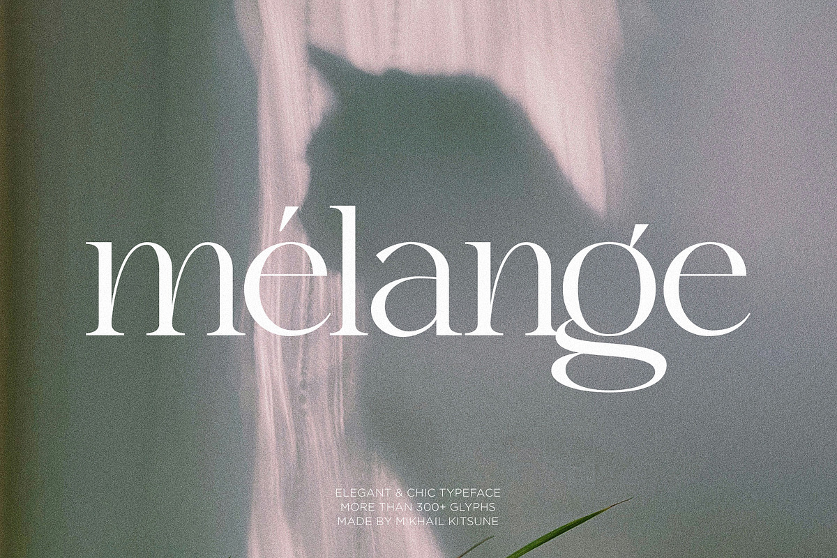Melange - Elegant Serif, a Serif Font by Mikhail Kitsune (Photo 1 of 8)