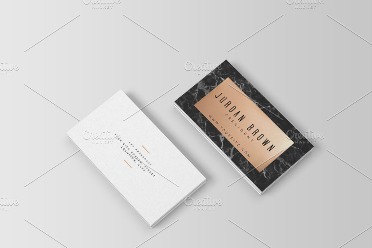 Black Marble | Business Card, a Templates & Theme by Gabellare (Photo 2 of 4)
