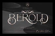 Berold - Artistic Serif Font, a Serif Font by Joko Setiono (Thumbnail 1 of 15)