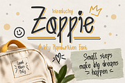 Zoppie – Quirky Handwritten Font, a Handwritten Font by idealistudio (Thumbnail 1 of 6)