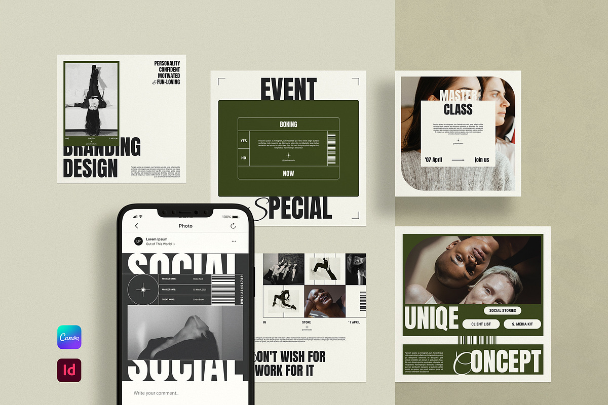 Social Media Pack Template, a Social Media Template by TemplatesForest (Photo 1 of 4)