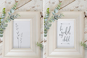 Eucalyptus Frame Mockup, a Print Template by Greenleaf Images (Thumbnail 1 of 3)