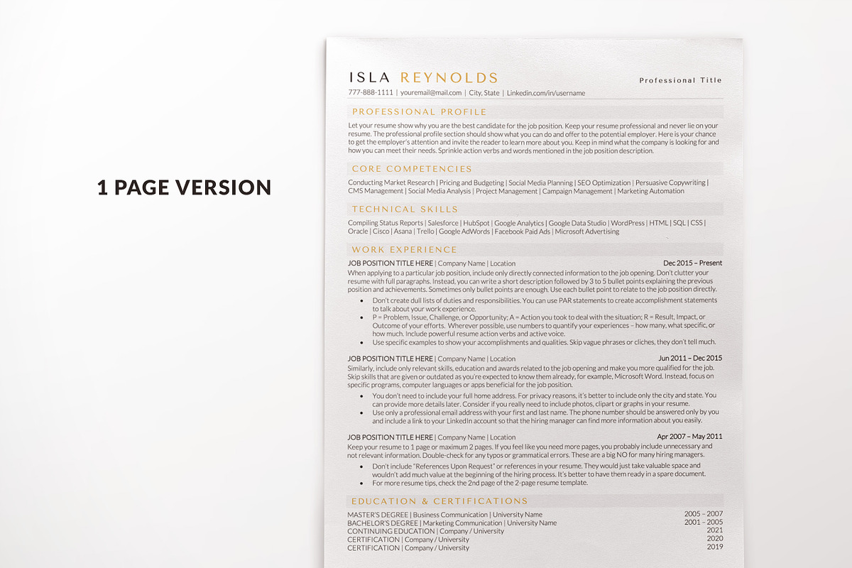 Professional Resume for Mac Pages, a Resume Template by BestResumes.Co (Photo 2 of 10)