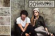 Distressed Grunge Backgrounds, a Texture Graphic by Posh Papers & Patterns (Thumbnail 1 of 8)