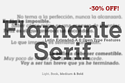 Flamante Serif -8 fonts-, a Slab Serif Font by deFharo (Thumbnail 5 of 6)