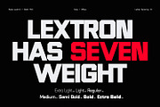 LEXTRON – Modern Geometric Display, a Sans Serif Font by Hasbi Creative (Thumbnail 5 of 10)