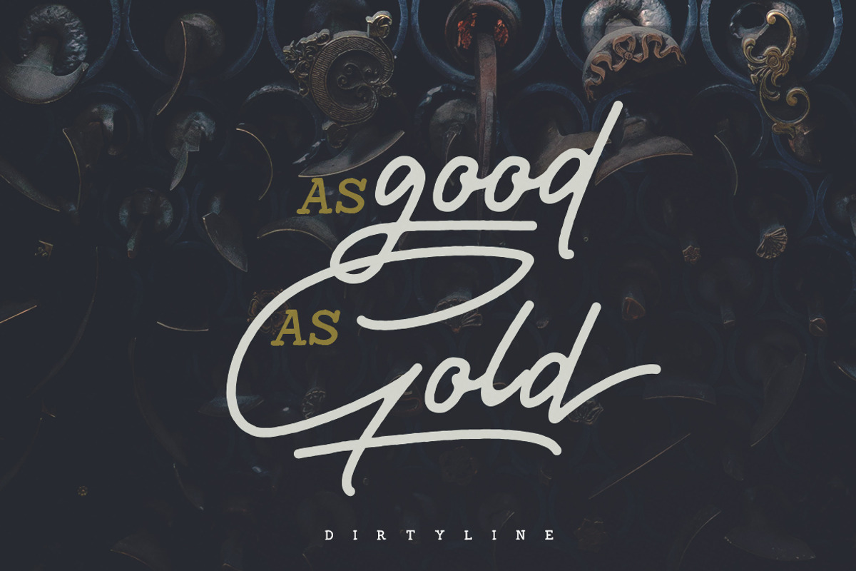 Bullstander 6 Font Set - 60% OFF, a Script Font by Dirtyline Studio (Photo 12 of 16)