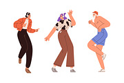 People in headphones dancing set, a Person Illustration by Good Studio (Thumbnail 3 of 4)