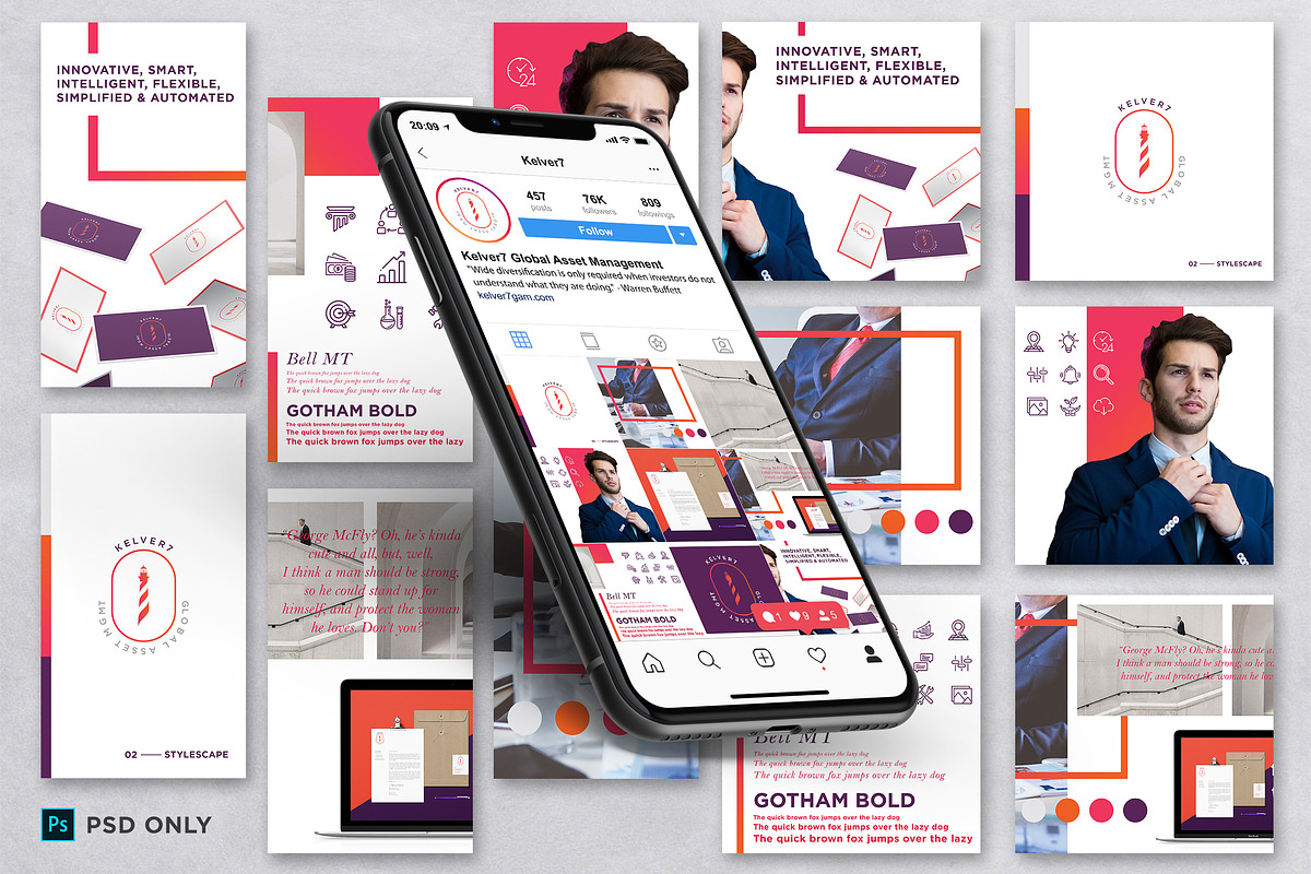 Stylescape / Moodboard Template 02, a Product Mockup by Andre28 (Photo 4 of 6)
