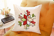 Patchwork Christmas Clipart PNG Bund, an Illustration by Sublimation Artist (Thumbnail 6 of 6)