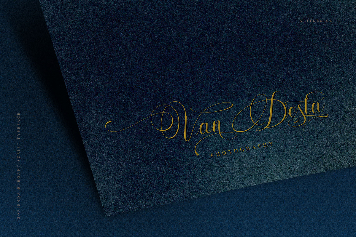 Gofienda, a Script Font by alit design (Photo 16 of 17)
