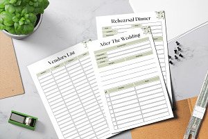 Minimalistic Wedding Planner