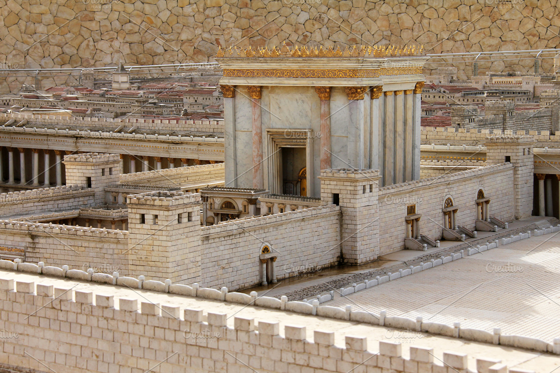 Second Temple. Ancient Jerusalem, a Photo by Flik47
