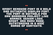 Sport Bengkor, a Sans Serif Font by QR Design Studio (Thumbnail 4 of 7)