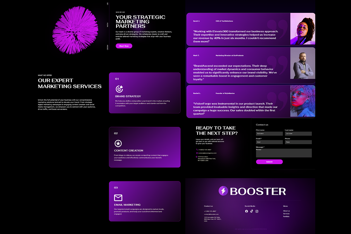 Marketing Agency Website Wix Studio, a Wix Template by Wixify Studio (Photo 3 of 5)