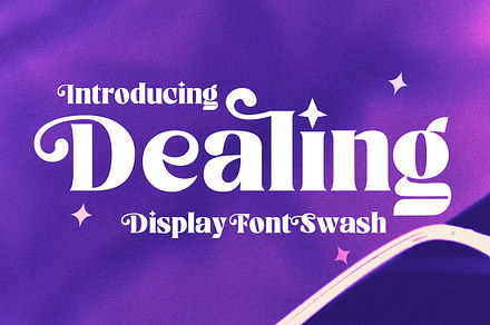 Dealing, a Serif Font by Gatype