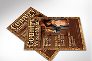 Country Music Night Flyer Template, a Flyer Template by Four C Graphic (Thumbnail 7 of 10)