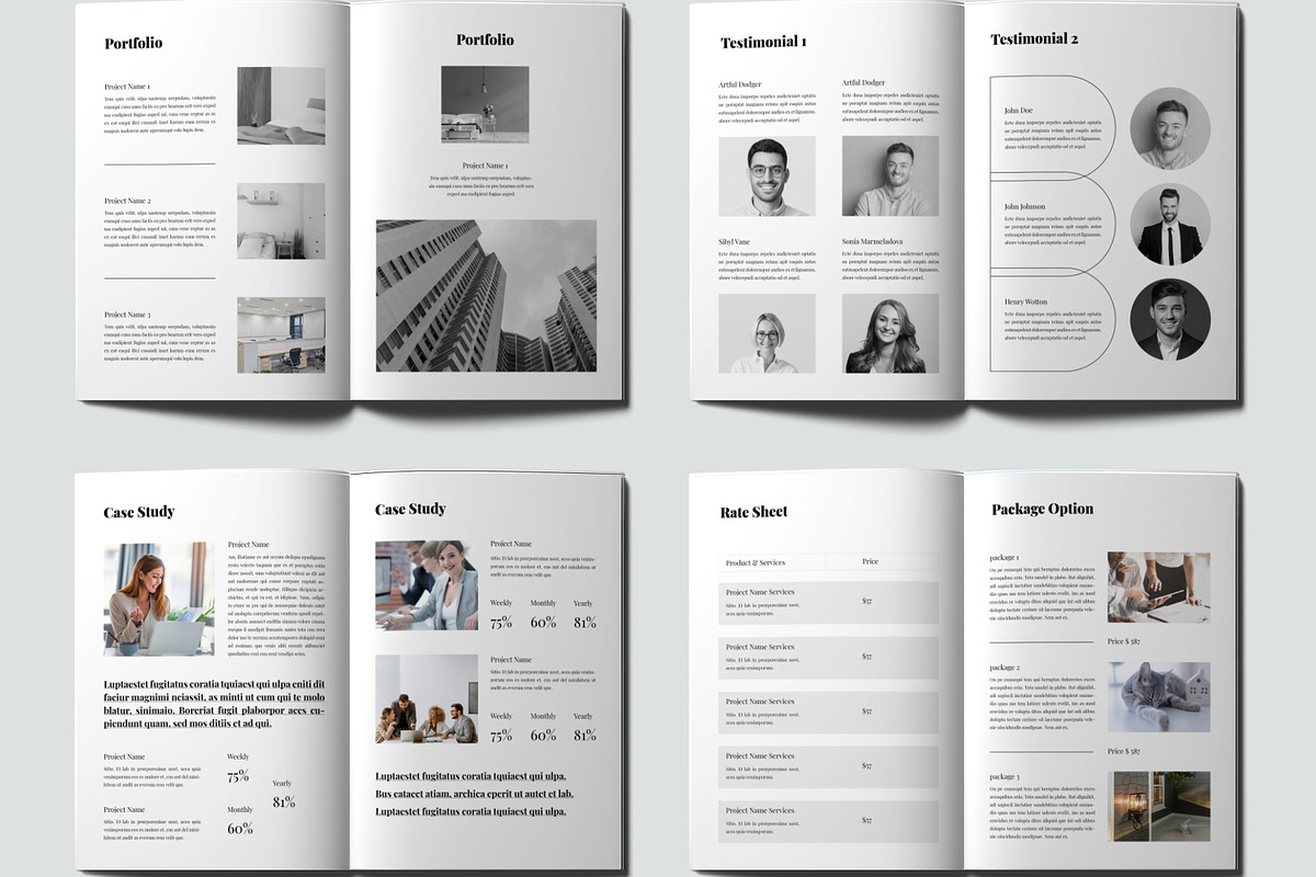 Service And Pricing Guide Brochure