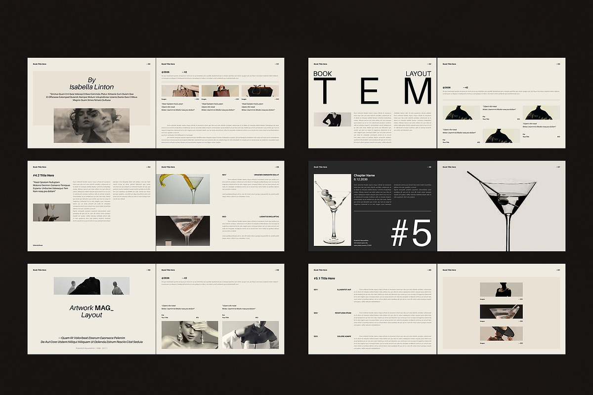 Editorial Magazine & Book Layout, a Magazine Template by TemplateFolio-Shop (Photo 15 of 21)