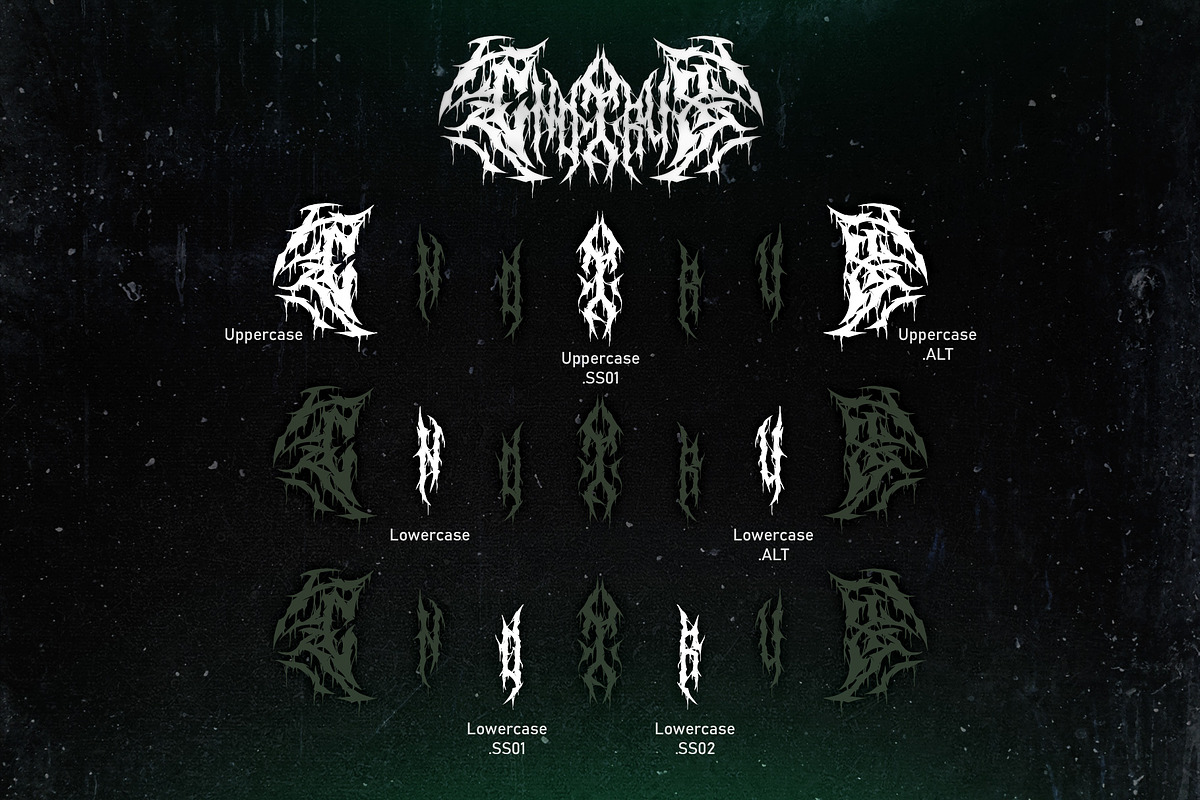 Drumonz | Metal Font, a Blackletter Font by WingBuk (Photo 10 of 12)