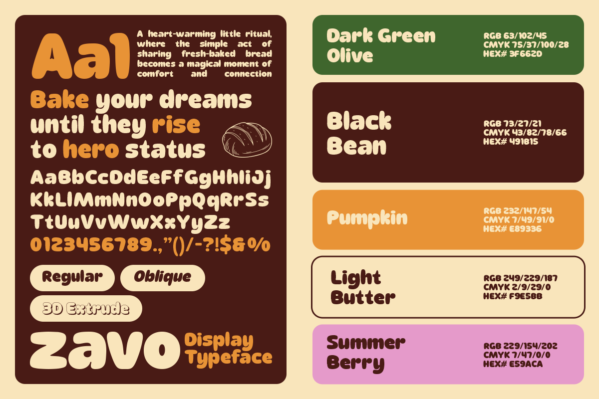Zavo Sans – A Chunky & Playful Sans, a Sans Serif Font by roomspace creative lab (Photo 6 of 9)