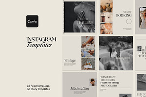 Hampton | Canva SocialMedia Template, a Social Media Template by Lavinia Visuals