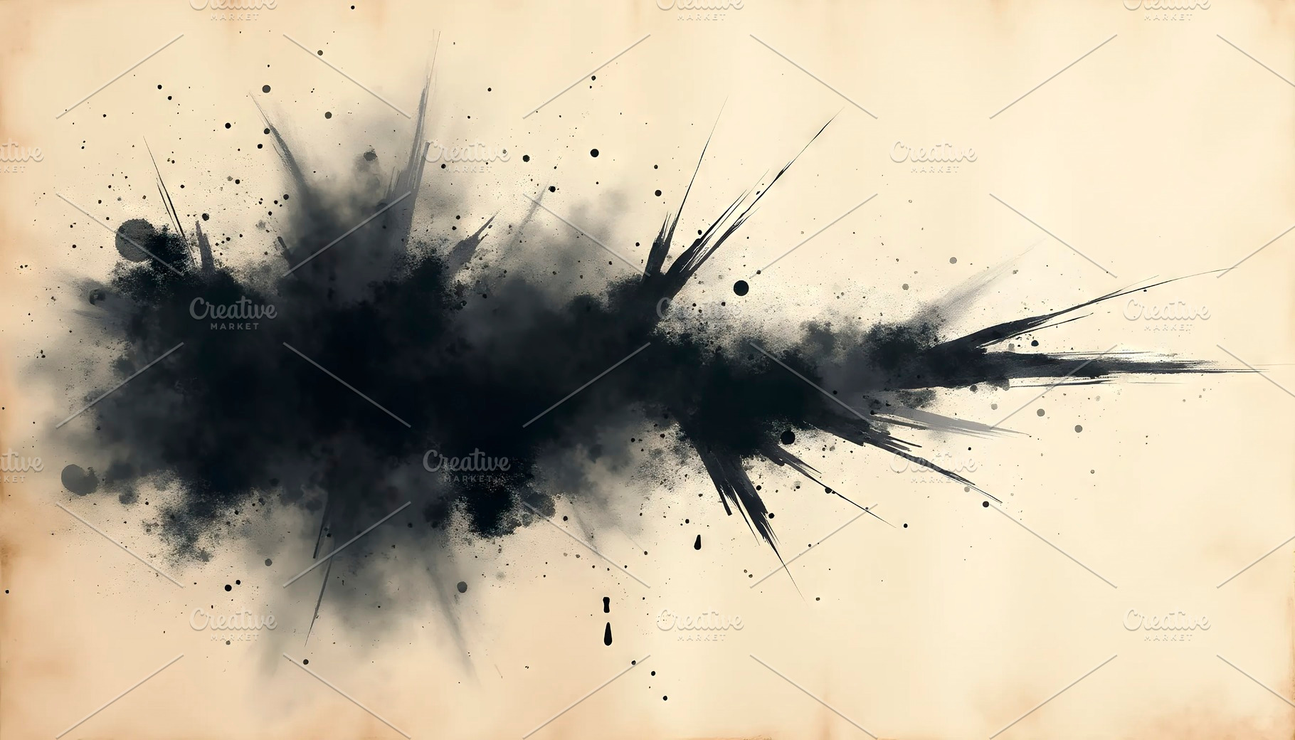 Black Ink on Textured Parchment Back, a Photo by LOGOCREATIVE