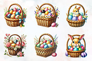 Easter eggs basket sublimation, an Illustration by RobertsArt (Thumbnail 3 of 7)