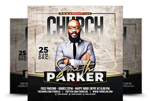 Church Flyer, a Flyer Template by AfzaalGraphics
