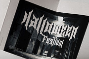 Raven Faith - a Satanic Display Font, a Blackletter Font by creativemedialab (Thumbnail 4 of 9)