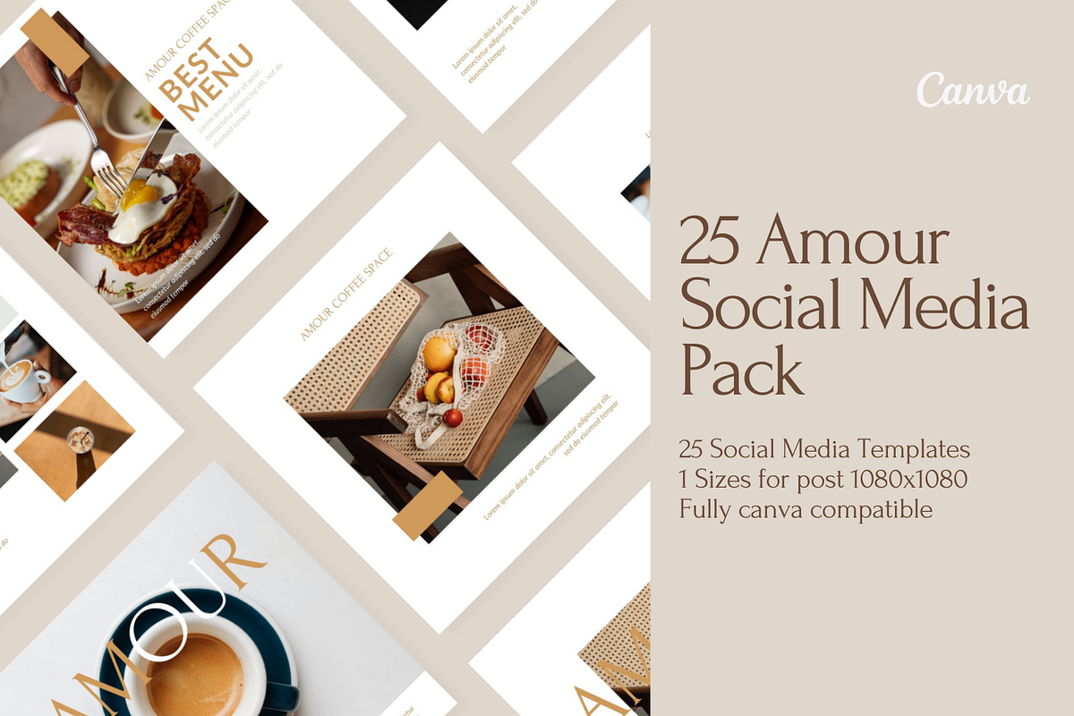 Coffee Shop Canva Template, a Social Media Template by Moodwave Studio (Photo 5 of 10)