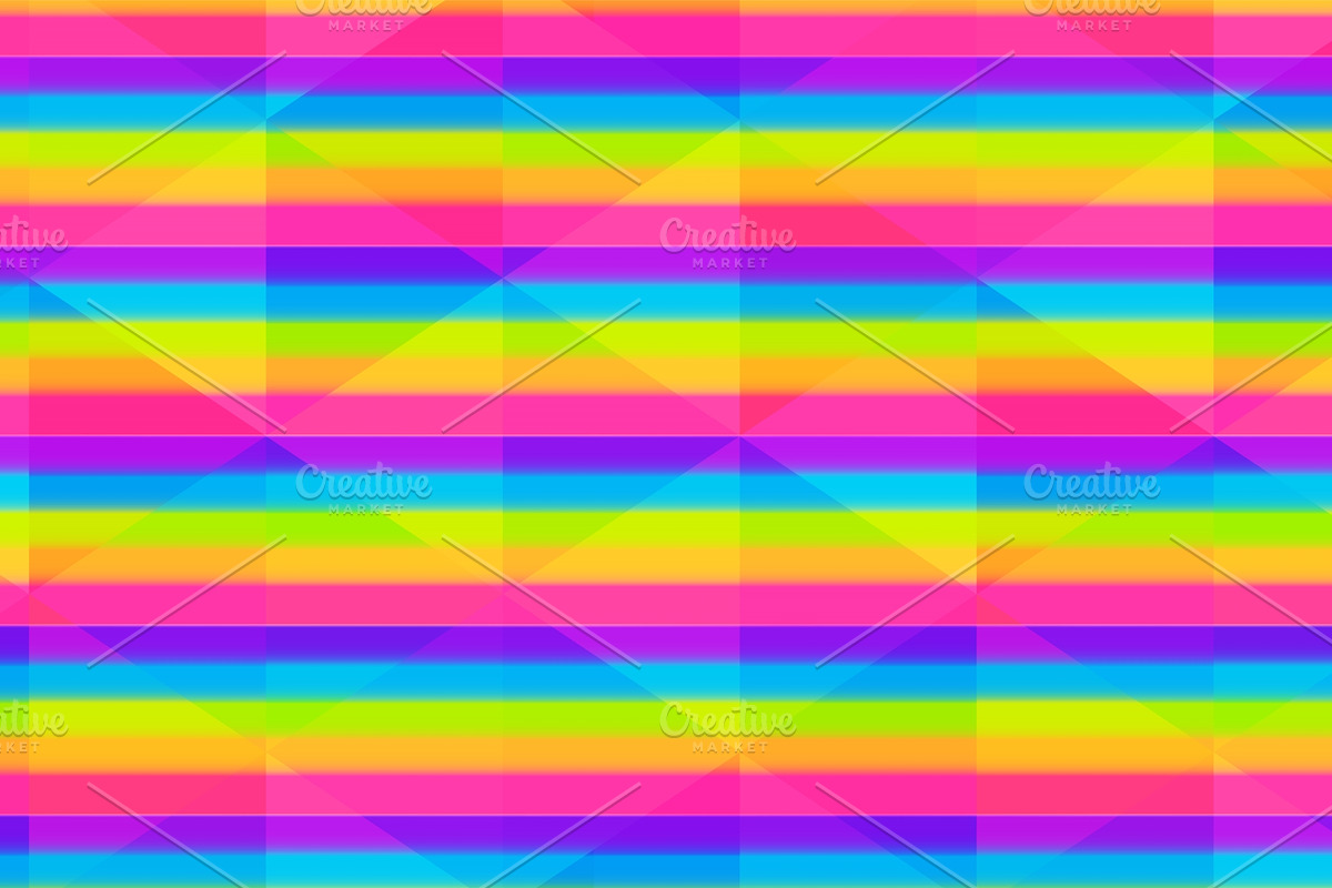 Rainbow. Seamless pattern pack., a Pattern Graphic by Gudiny (Photo 2 of 13)
