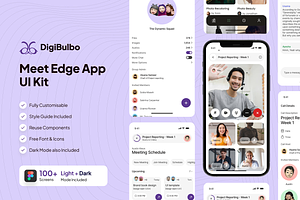 Meet Edge - Online Meeting App UI Ki