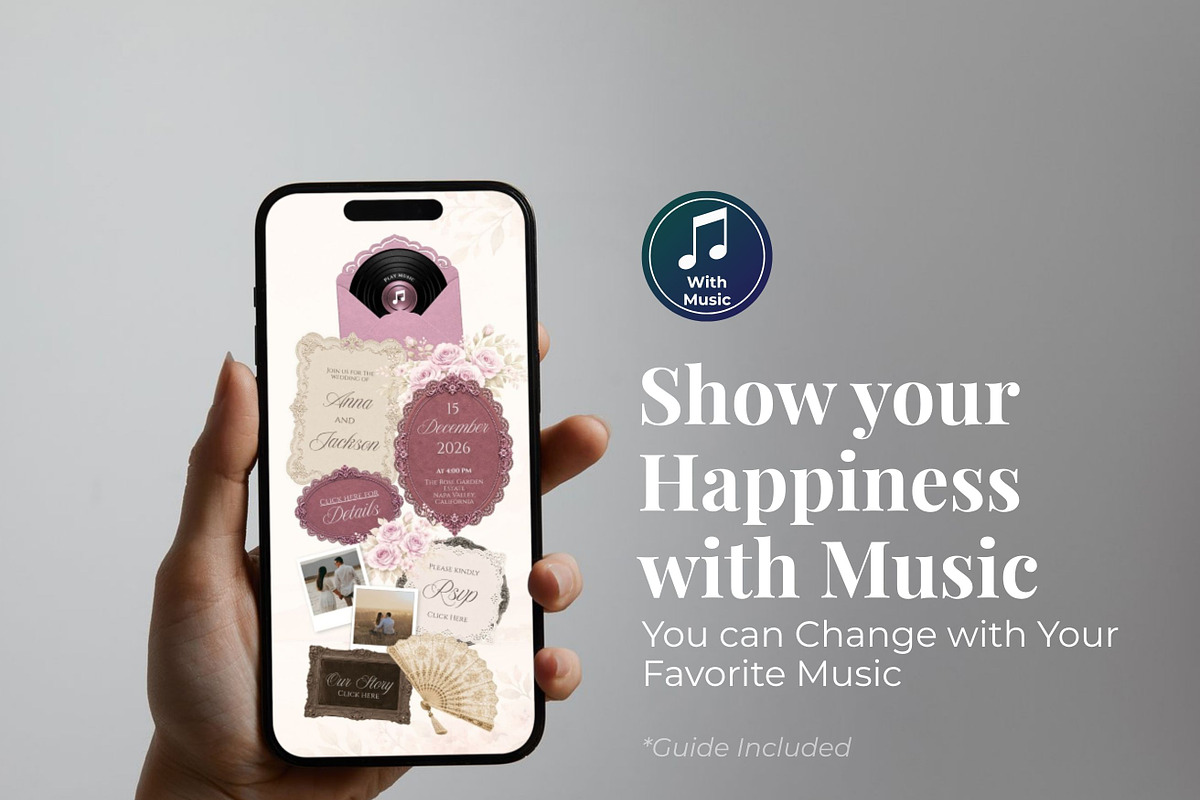 Blush Pink Wedding Website, a Landing Page Template by Everyday Perfection (Photo 7 of 12)