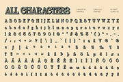 Chavler 3D, a Serif Font by Craft Supply Co. (Thumbnail 8 of 8)