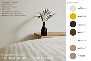 Midcentury Modern Neutral Abstracts, an Illustration by Ines Beatriz (Thumbnail 2 of 10)