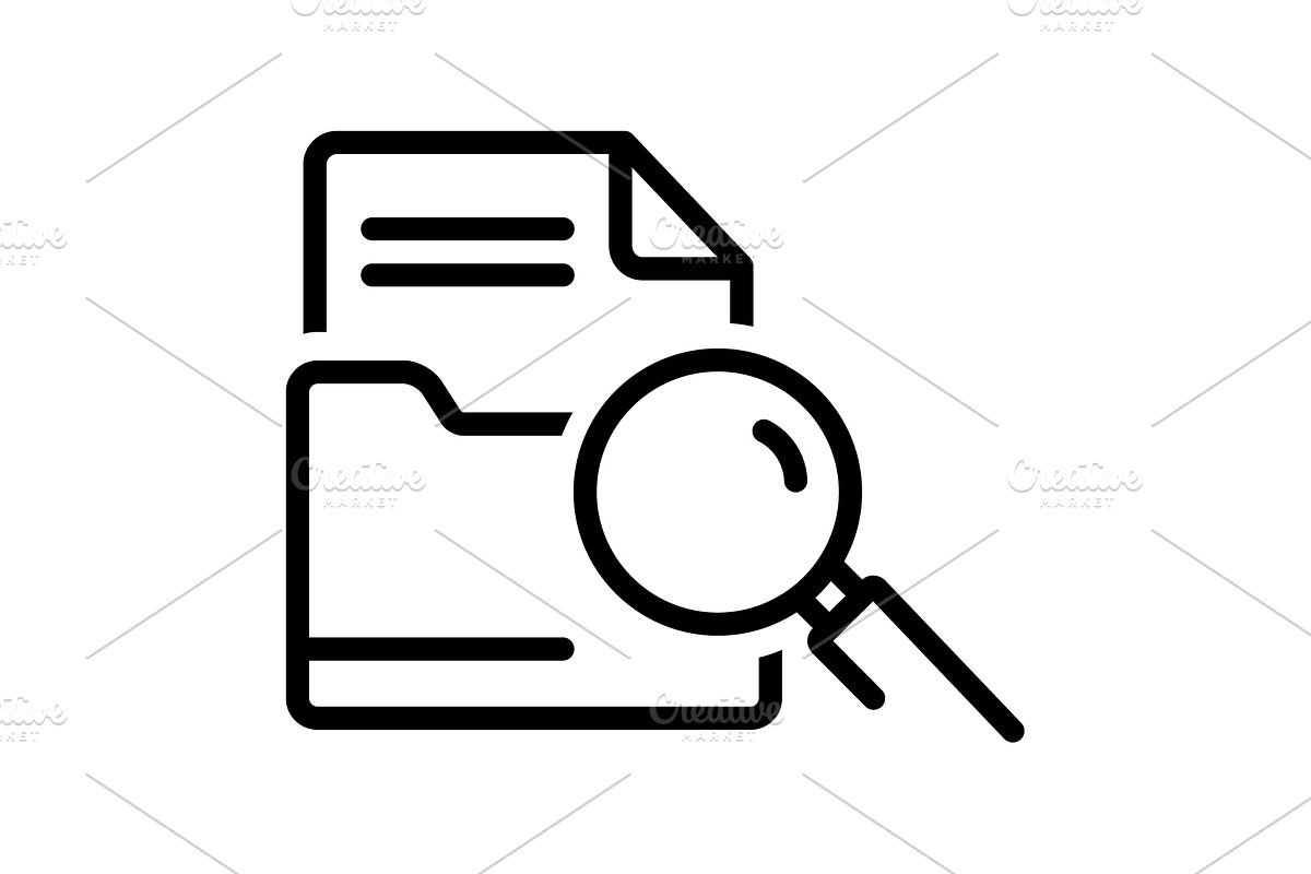 Index index card black icon, an Outline Icon by Creative priyanka