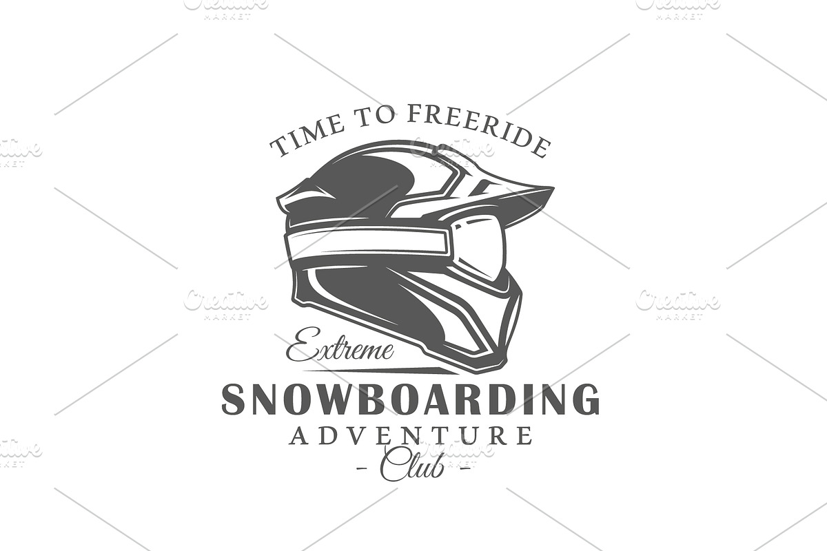 18 Snowboarding Logos Templates, a Branding & Logo Template by Art Design (Photo 9 of 26)