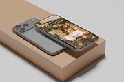iphone 17 pro, an iPhone Mockup by kebunmockup (Thumbnail 2 of 5)