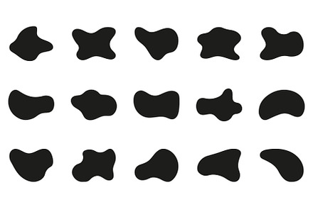 Organic Abstract Blobs, a Solid Icon by Vector Creator